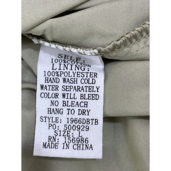 NEW Baltic Born Dress Size L Shelby Midi Tiered Cotton Sage Green Pockets NWT - Picture 4 of 7